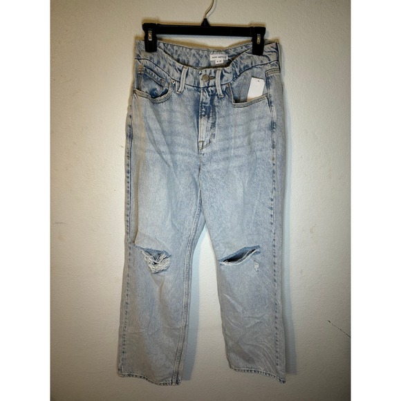 Good America Women's Jeans Distressed Knees Size 4 Medium Wash‎ - Picture 1 of 6